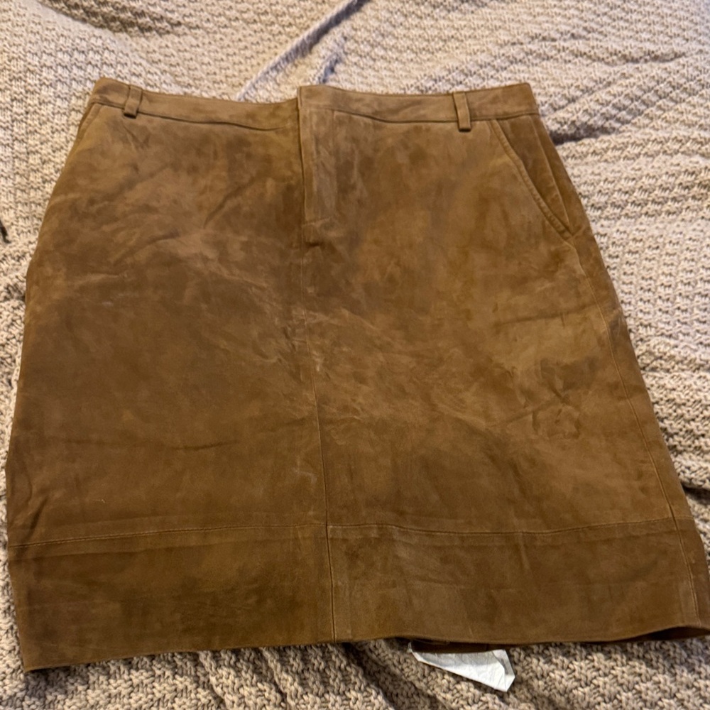 Vintage Ralph Lauren Suede Women's Skirt